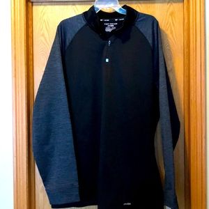 New Tek Gear 1/4 zip Dry Tek 3XLT fleece lined warm pullover active shirt top